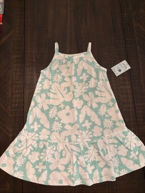 okie dokie Mint Green and White Floral Sundress